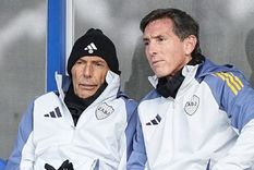 Claudio Ubeda junto a Miguel Ángel Russo.&nbsp;