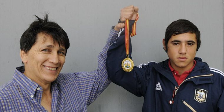 Rocky Flores y Facundo Ciccioli, en la redacción de MDZ. Foto: Alf Ponce / MDZ