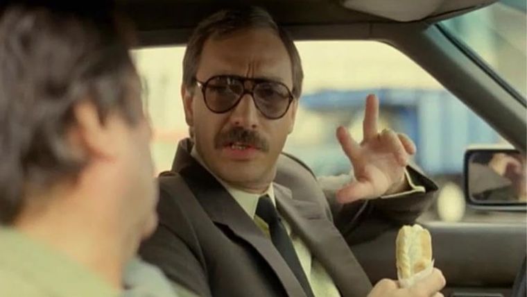 La famosa escena de las "tres empanadas". La famosa escena de las "tres empanadas".