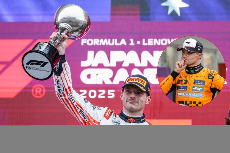 Verstappen habló de los McLaren y aseguró que sería más rápido que los actuales pilotos. Foto: EFE