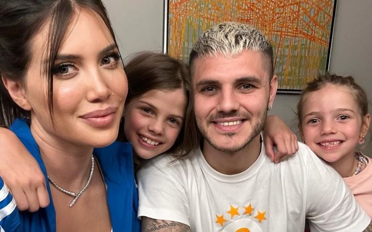 Las hijas de Wanda Nara y Mauro Icardi sufrieron el momento. Las hijas de Wanda Nara y Mauro Icardi sufrieron el momento.
