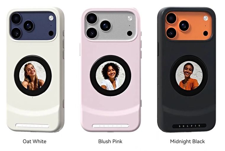 La pantalla trasera amplía el uso de las cámaras del iPhone 17. La pantalla trasera amplía el uso de las cámaras del iPhone 17.