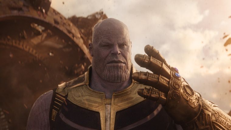 Thanos, el villano de Los Vengadores.