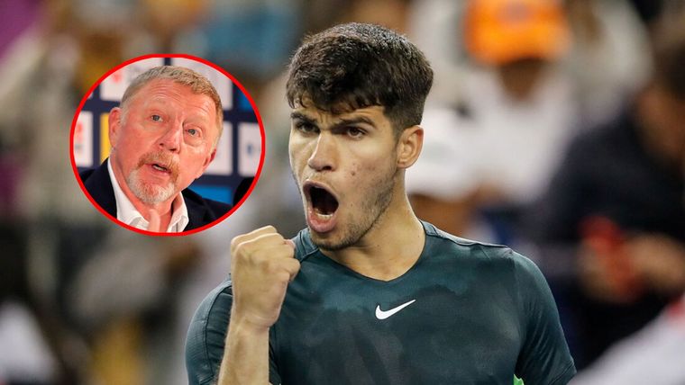 Boris Becker pidió calma ante las expectativas sobre Carlos Alcaraz Foto: EFE