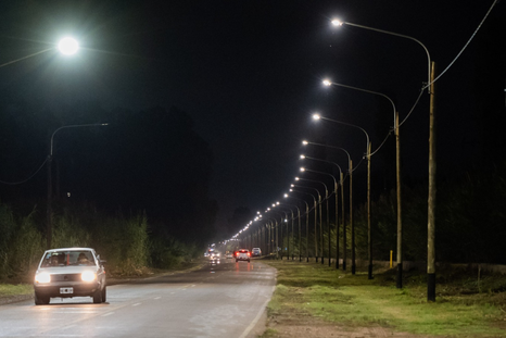 La comuna de San Martín lleva adelante un programa de mejora del alumbrado público. La comuna de San Martín lleva adelante un programa de mejora del alumbrado público.
