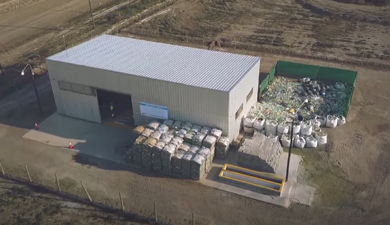 La planta de reciclaje Junín Punto Limpio es única en el país. Foto: Captura video Municipalidad de Junín