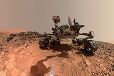 El rover Curiosity de la Nasa lleva años trabajando en Marte. Foto: NASA