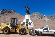 Ya quedó habilitado el tránsito hacia el monumento del Cristo Redentor