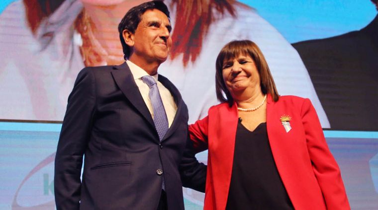 Patricia Bullrich junto a Carlos Melconian, durante su presentación en sociedad este jueves Foto: NA