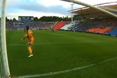 bolado y un terrible golpe que asusto a todos en el malvinas