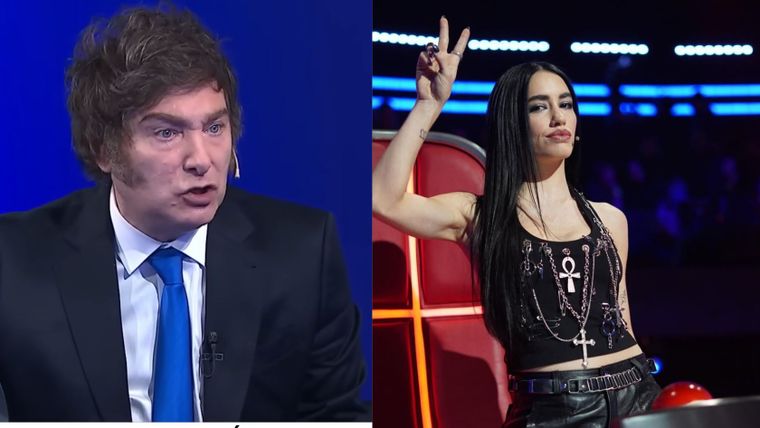 La cantante apuntó contra Milei.