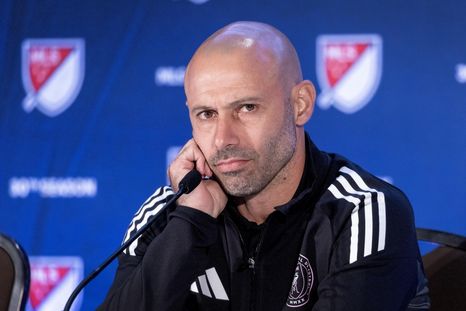Javier Mascherano habló en conferencia tras la victoria de Inter Miami. Foto: EFE Javier Mascherano habló en conferencia tras la victoria de Inter Miami. Foto: EFE