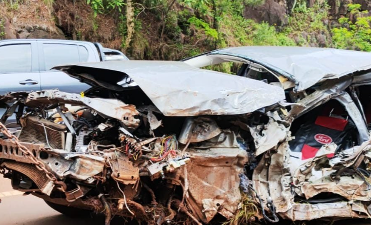 El siniestro ocurrió sobre la Ruta Nacional 14, a la altura del kilómetro 892. 