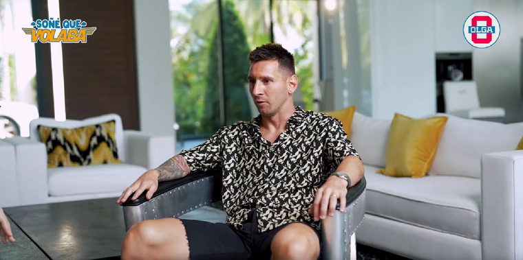 Desde Miami, Messi reveló qué le gustaría ser cuando deje el fútbol Foto: Captura Olga