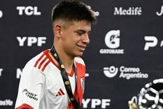 Echeverri quiere seguir ganando cosas con River. Foto: @claudioecheverri_