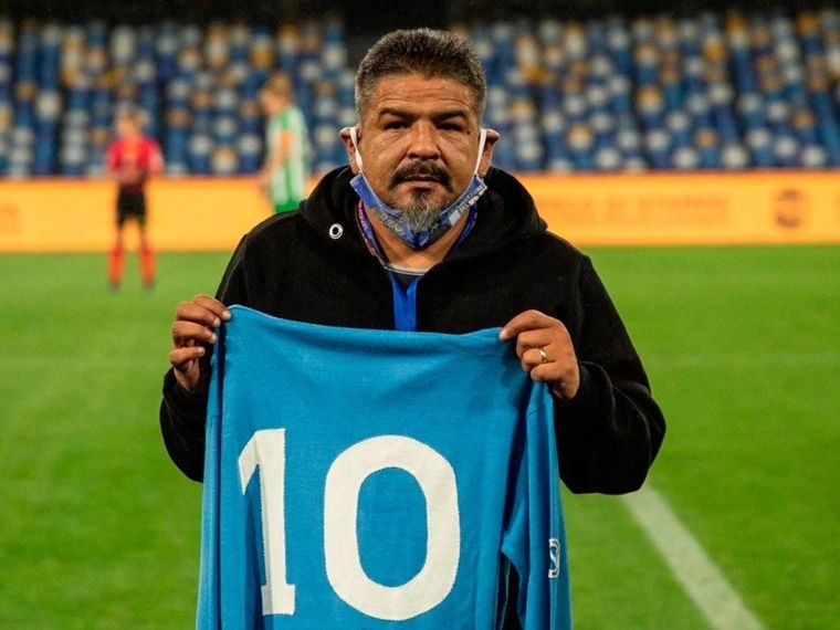 Hugo Maradona tenía 52 años. Foto: Napoli