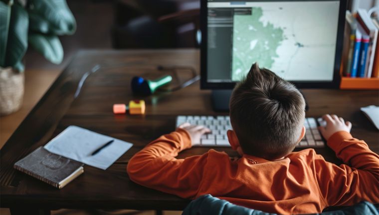 El homeschooling podría legalizarse como un sistema híbrido en Argentina Foto: Imagen generada con Midjourney