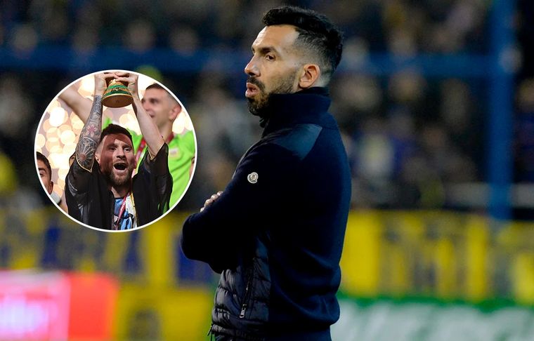 Carlos Tevez El extécnico de Central aseguró que no siguió mucho el Mundial y que le gustó Francia.