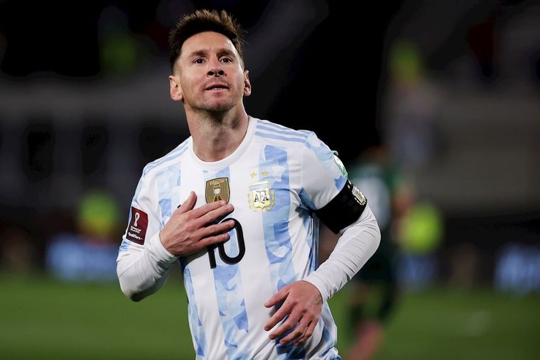 Lionel Messi, capitán de la Argentina. Foto: EFE
