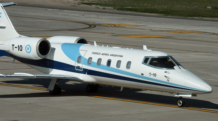 El T-10, uno de los aviones presidenciales que ha usado Cristina. Foto: ALF PONCE / MDZ