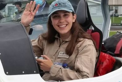 MDZol | Foto: REUTERS. La adolescente, que proviene de una familia de pilotos, comenzó a entrenar cuando tenía 14 años.