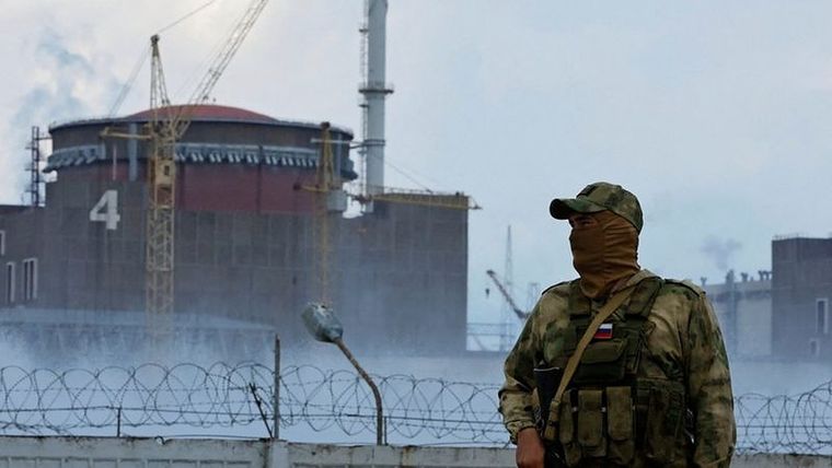 La central nuclear Zaporiyia tiene en vilo a Europa. Foto: Efe.