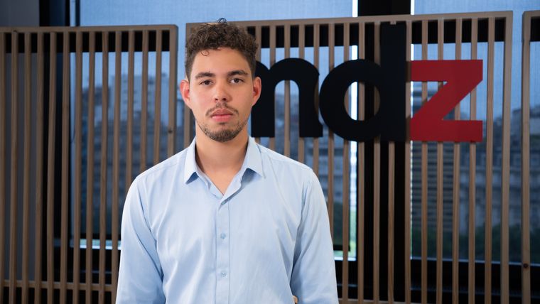 Maxroberth Graterol, activista venezolano. Foto: Agustín Tubio/MDZ