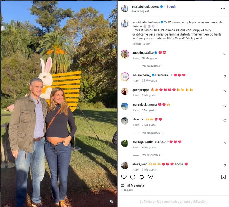 La pareja a la espera del bebé. La pareja a la espera del bebé.