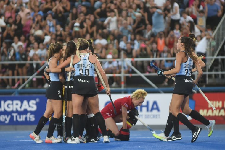 Las Leonas estuvieron en Mendoza en 2022. Foto: Maximiliano Ríos/MDZ