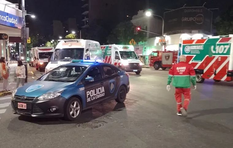 Los trabajos de rescate en Floresta Foto: Twitter