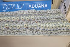 A través de una fiscalización de rutina la Dirección General de Aduanas logró detectar el intento de ingresar dólares falsos al país. Foto: AFIP - Aduana