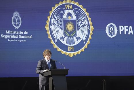 Javier Milei presentó el nuevo FBI argentino