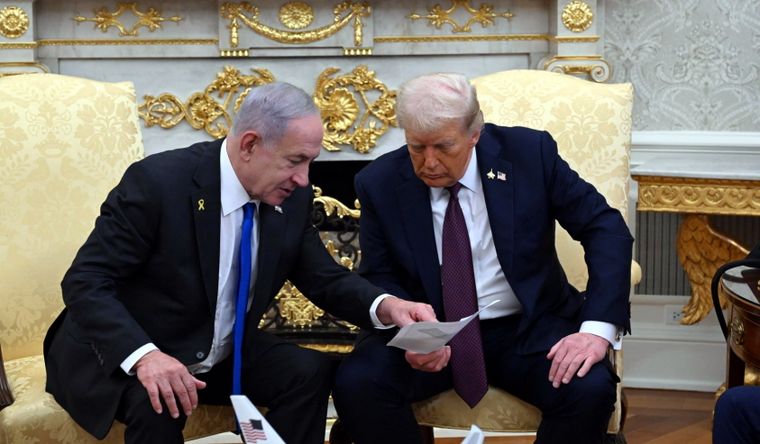 Donald Trump y Benjamín Netanyahu volverán a verse en Florida. Foto Dpa