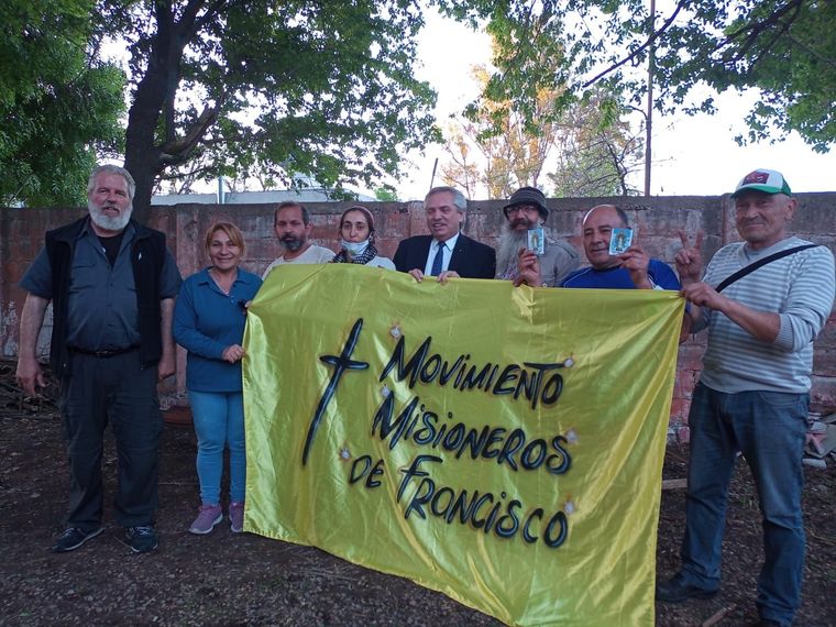 Alberto Fernández, tratando de seducir a un sector que el Frente de Todos perdió. Foto: Gentileza
