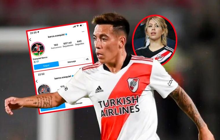 Esequiel Barco cambió su foto de perfil tras la filtración de los supuestos chats con Wanda Nara.