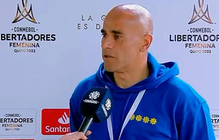 Jorge Martínez, DT del equipo femenino de Boca. Foto: archivo