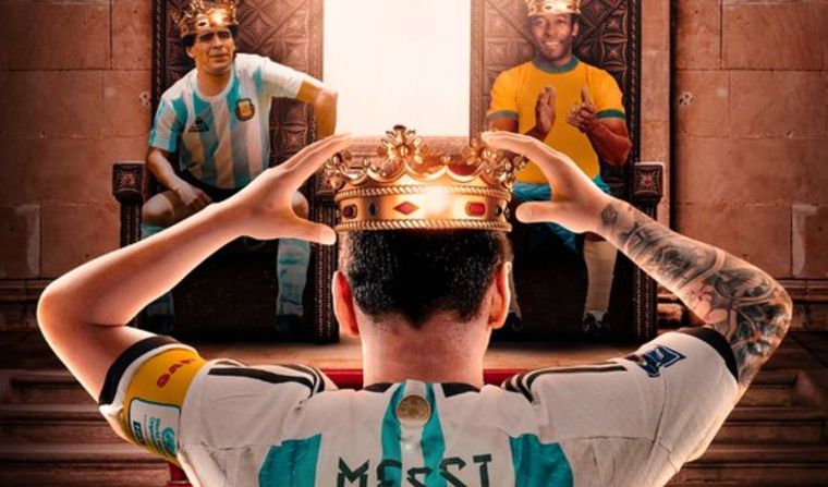 Messi es campeón mundial.