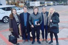 La comitiva argentina presente en Davos Foto: X: @OPRArgentina