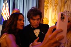 Javier Milei, en el evento en Mar a Lago, de donde se fue sin la foto con Donald Trump. Foto: Presidencia de la Nación Javier Milei, en el evento en Mar a Lago, de donde se fue sin la foto con Donald Trump. Foto: Presidencia de la Nación