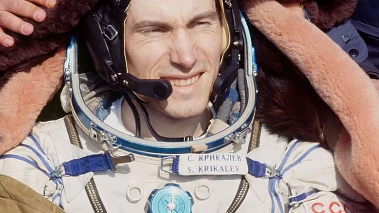Sergei Krikalev estuvo 312 días consecutivos en el espacio. Foto: GETTY