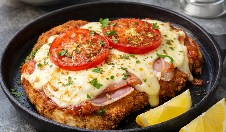 En verano o en cualquier momento del año, no hay nada mejor que una milanesa napolitana keto