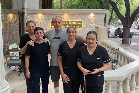 El músico sigue disfrutando la ciudad de Mendoza.