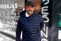 Escracharon uno de los locales de Etiqueta Negra, la marca de ropa de Federico Álvarez Castillo