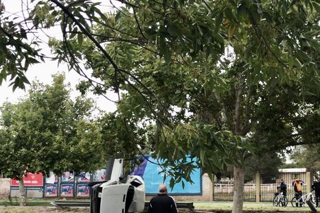 En una curva de Godoy Cruz se registraron 7 accidentes en 5 días