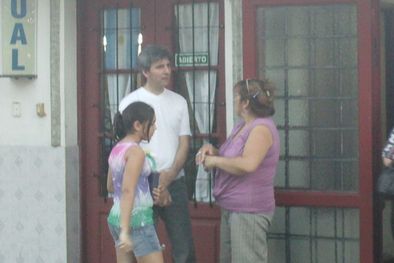 MDZol | La entrada a la sala velatoria, esta tarde. Foto: MDZ