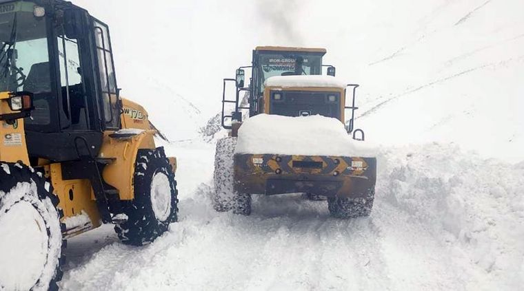 Algunas provincias se verán afectadas por nevadas intensas Foto: Gendarmería Nacional