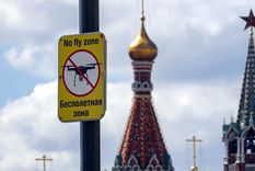 Los drones ucranianos se encontraban en territorio ruso. Foto: EFE