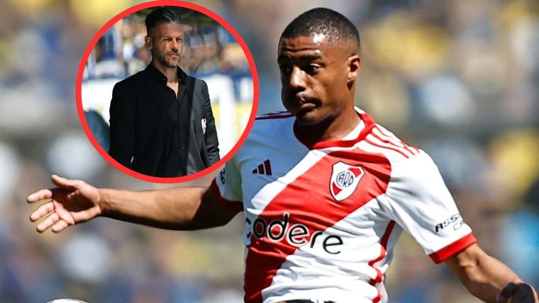 De la Cruz habló tras la victoria de River. Foto: Especial