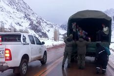 Con esta nueva ola polar, se espera un fuerte descenso de las temperaturas tanto en la zona central como en el norte del país. Foto: Gendarmeria