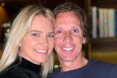 Valeria Mazza y su esposo